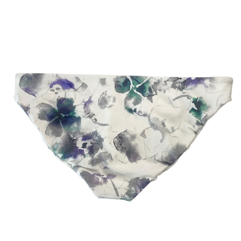 ATHLETA Bikini bottom Floral Like Watercolor Pattern Size L NWOT - Picture 3 of 5